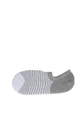 Solid Hidden Socks White