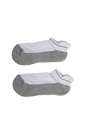 White Solid Ankle Socks