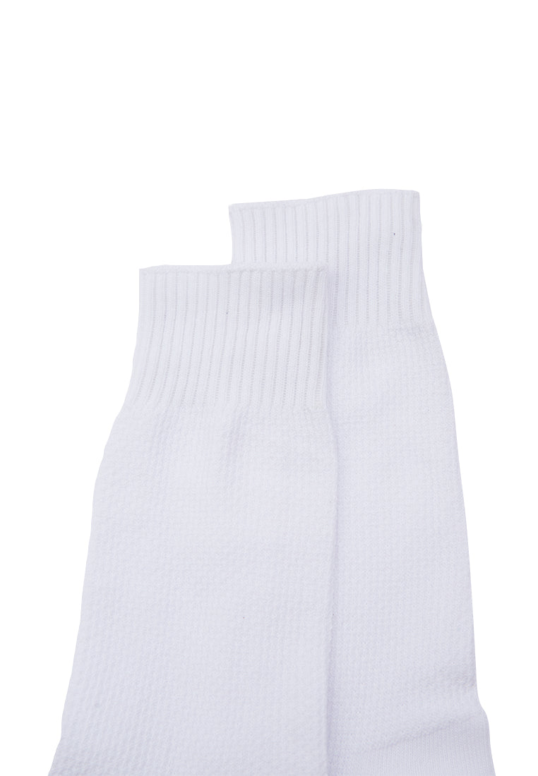 White Crew Length Socks