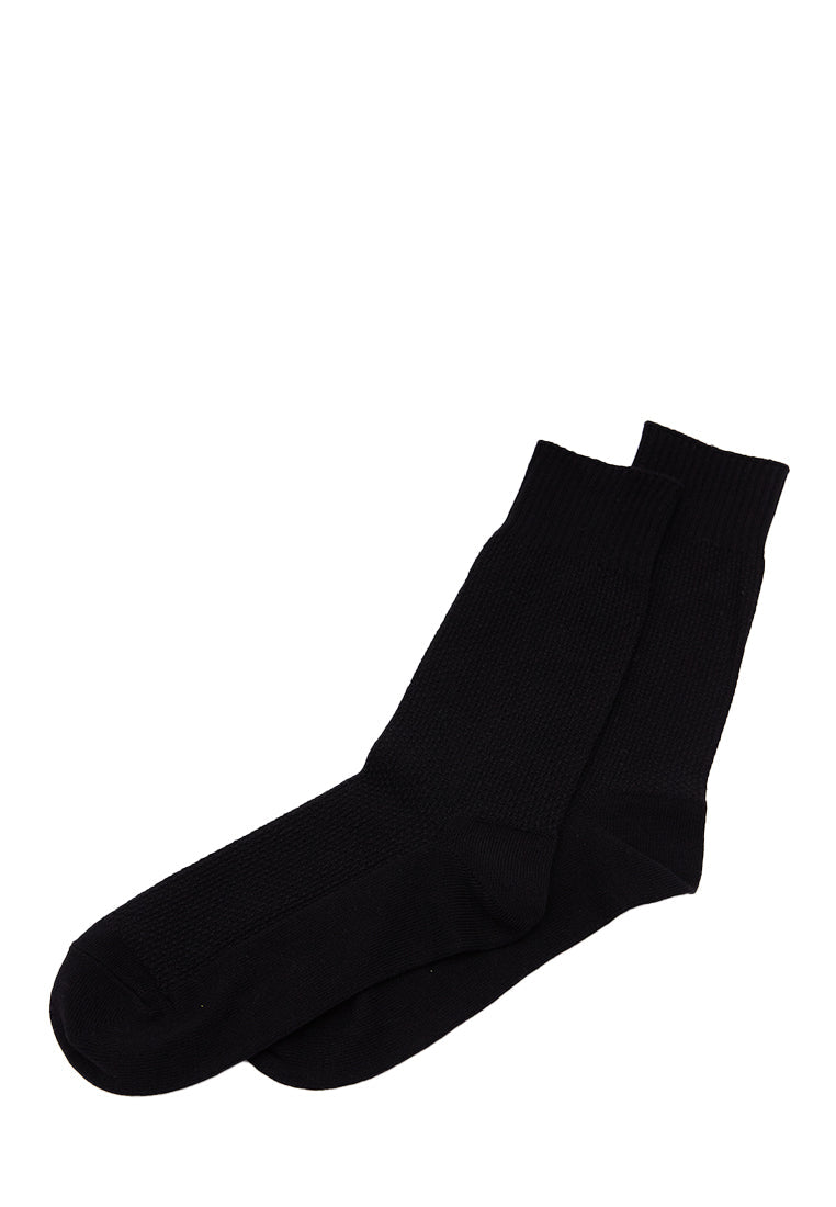 Black Crew Length Socks
