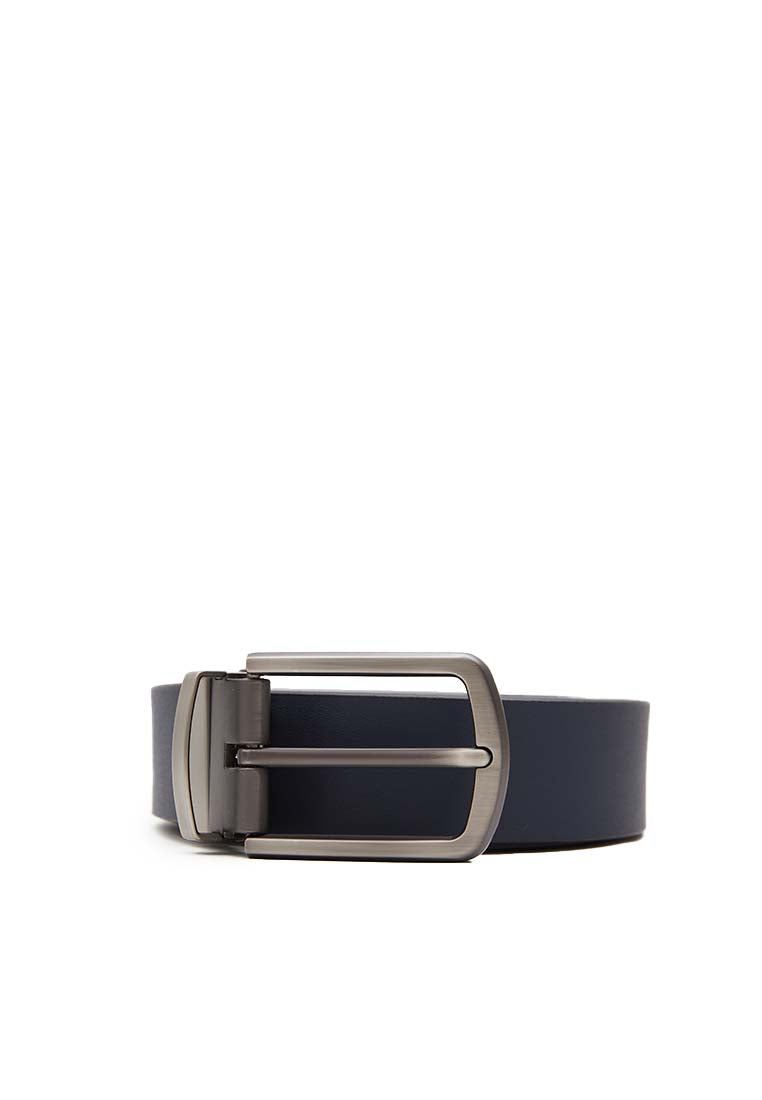 Navy Belt Leather