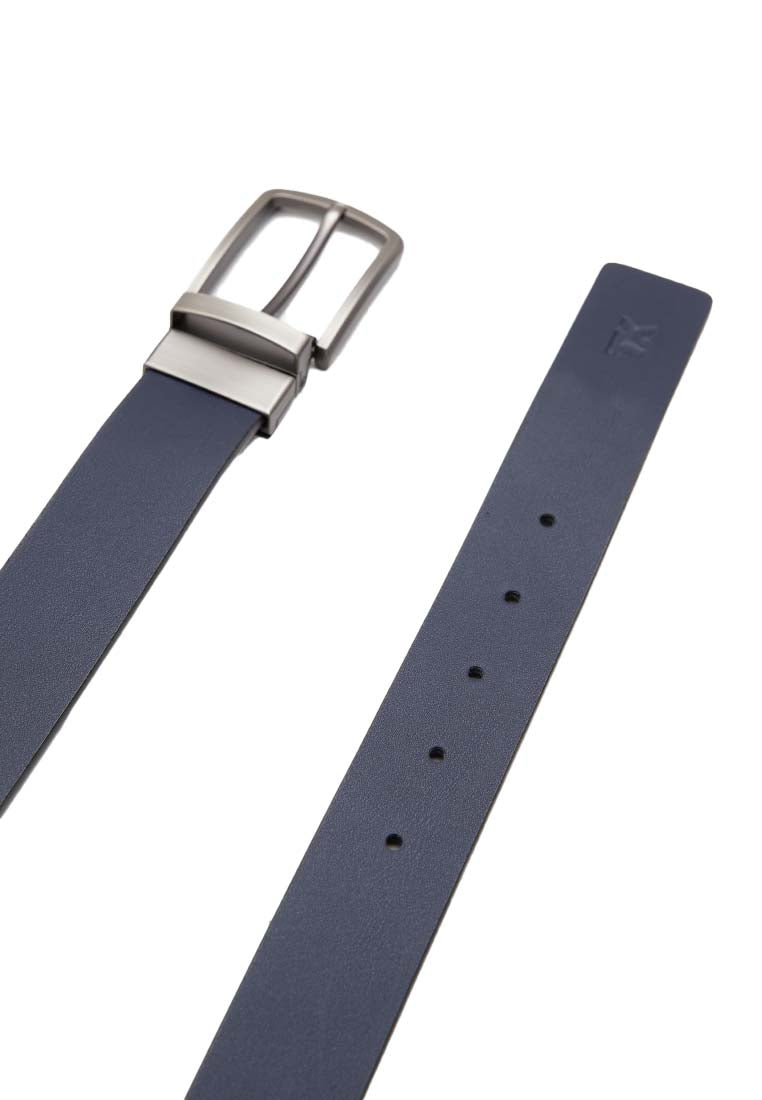 Navy Belt Leather