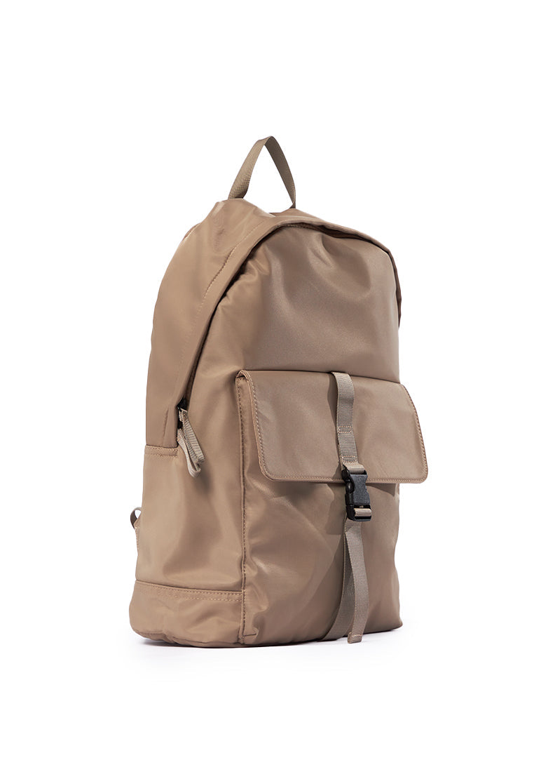 Backpack Khaki with Front Pocket