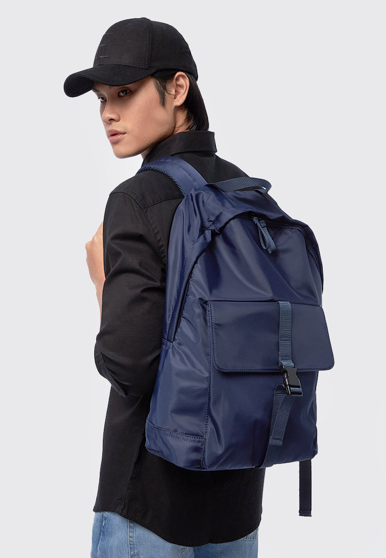 Backpack Navy with Front Pocket