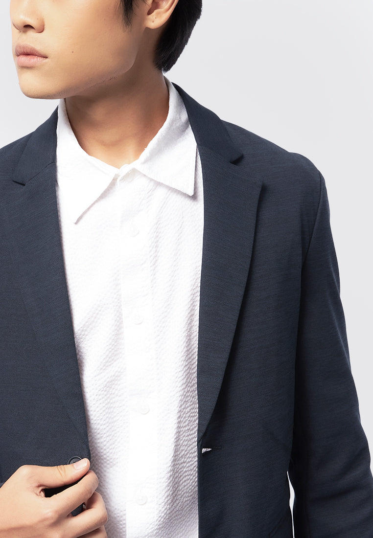 Slim Fit Long Sleeve Blazer