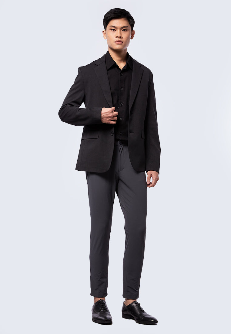 Slim Fit Formal Suit Black