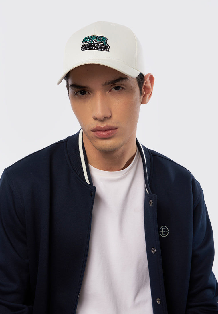 Men Baseball Cap Ecru