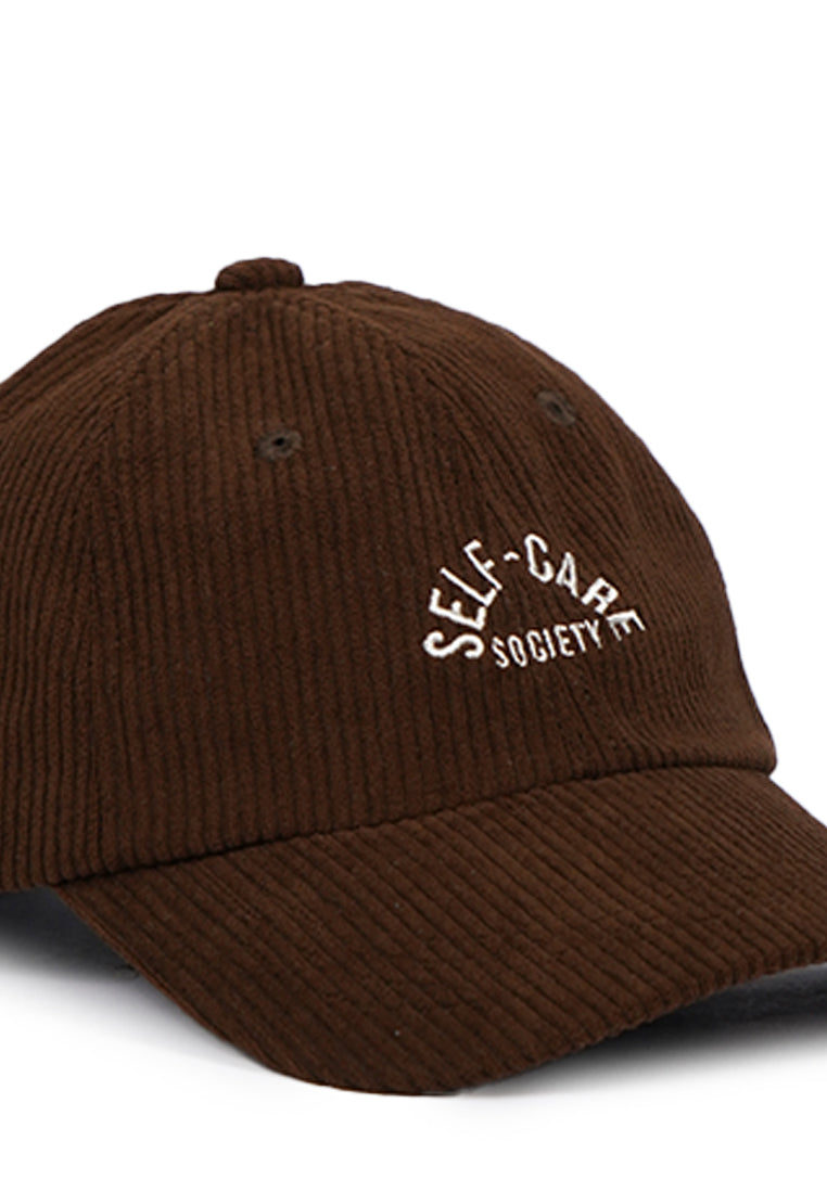 Embroidered Brown Cap