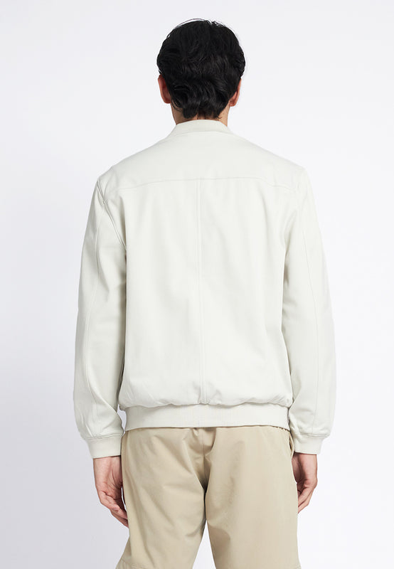 Long Sleeve Knit Bomber Jacket