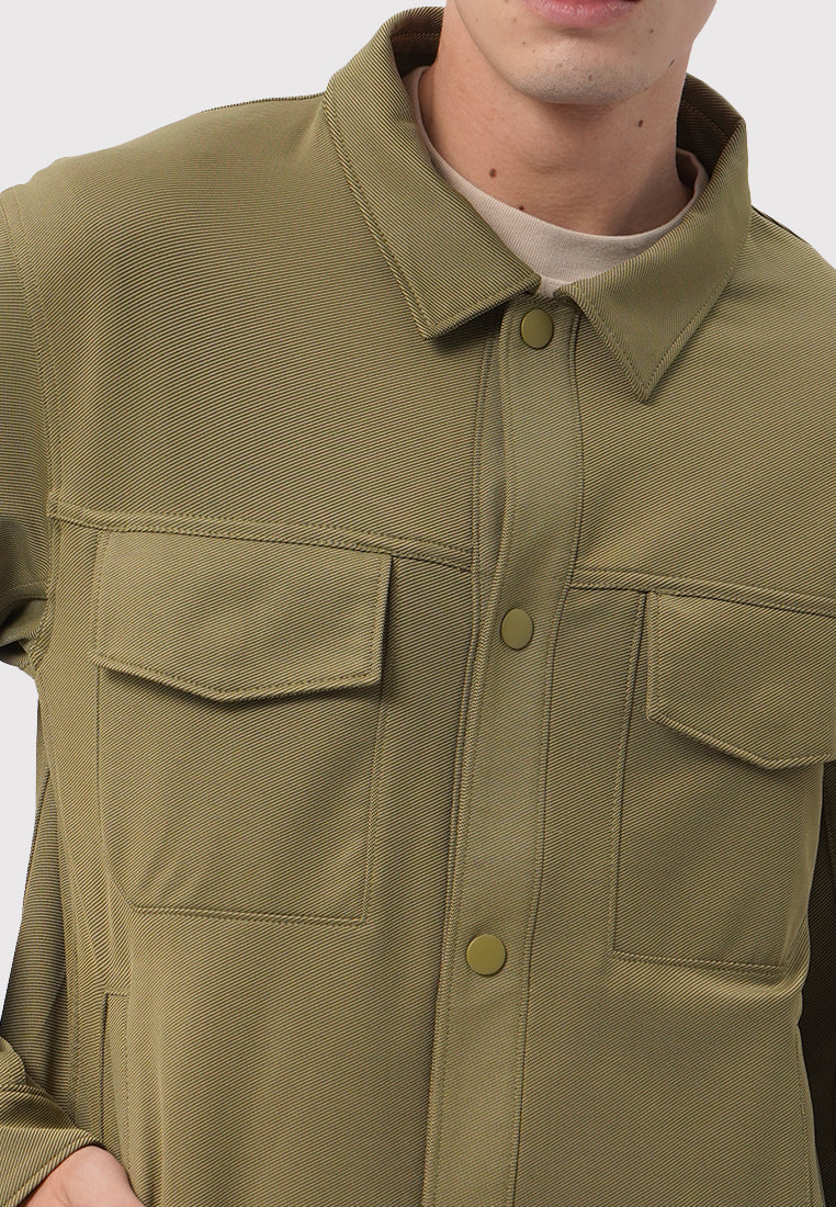 Double Pocket Shirt Jacket