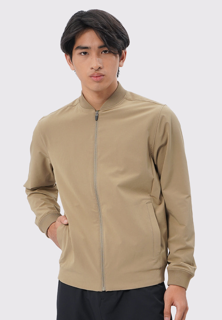 4-Way Stretch Bomber Jacket Sand