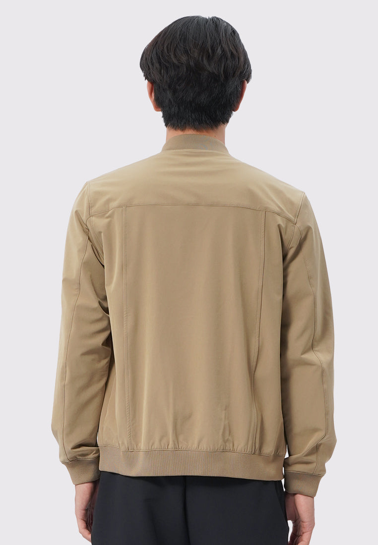 4-Way Stretch Bomber Jacket Sand