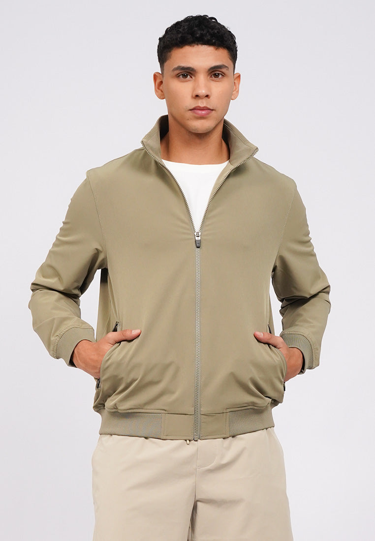 4-Way Stretch High Collar Jacket