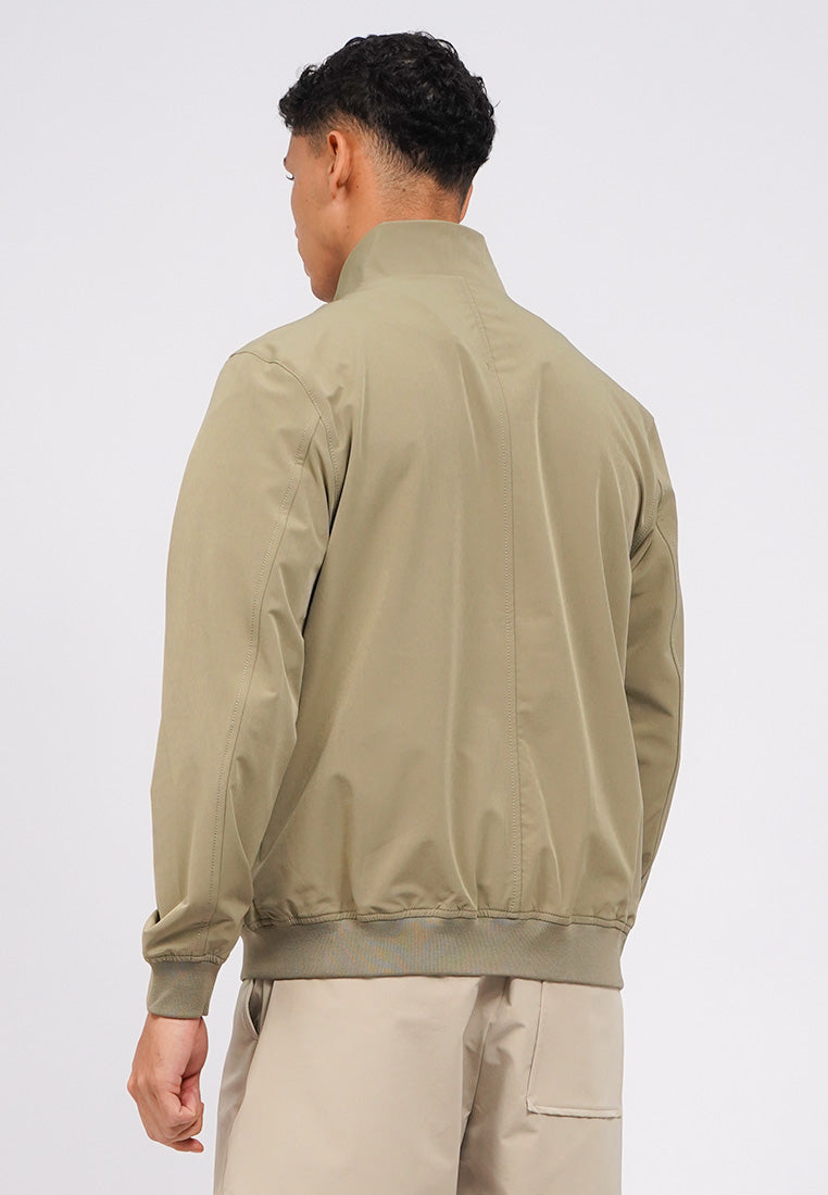 4-Way Stretch High Collar Jacket