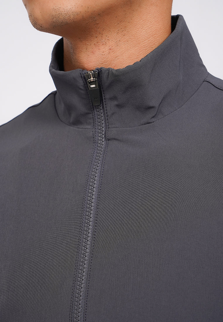 4-Way Stretch High Collar Jacket