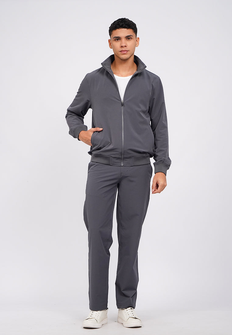 4-Way Stretch High Collar Jacket