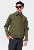 Slim Fit Jacket with Front Zipper