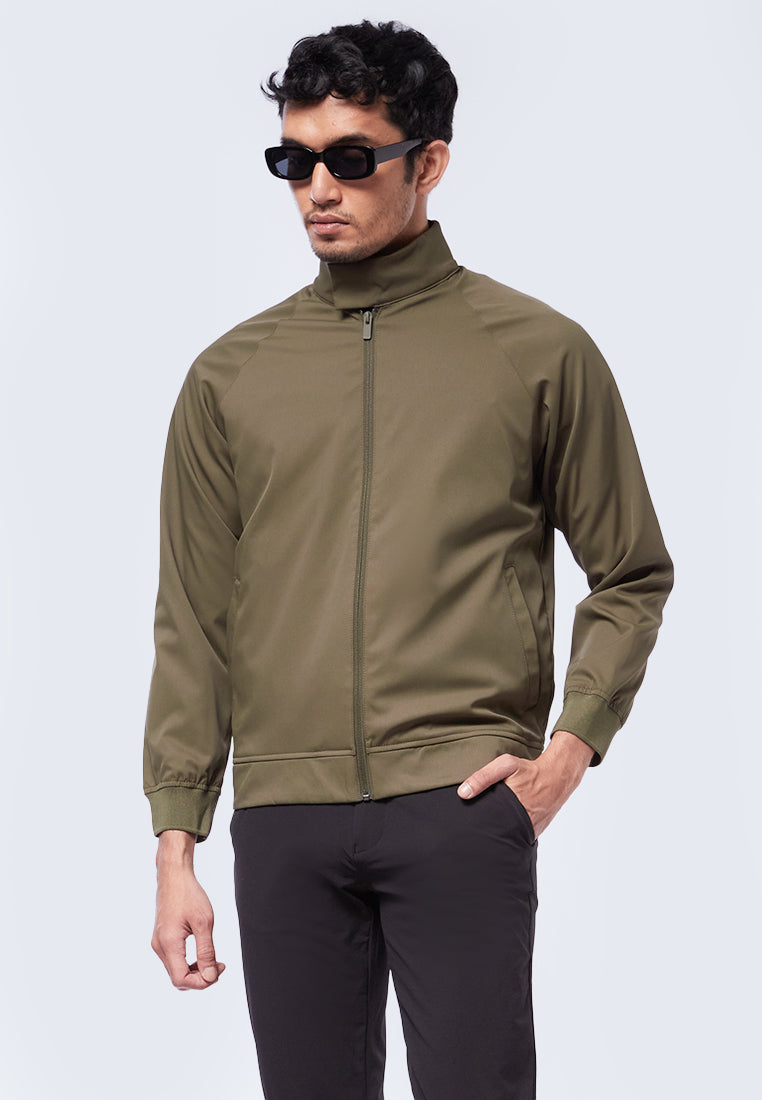 Slim Fit High Neck Jacket