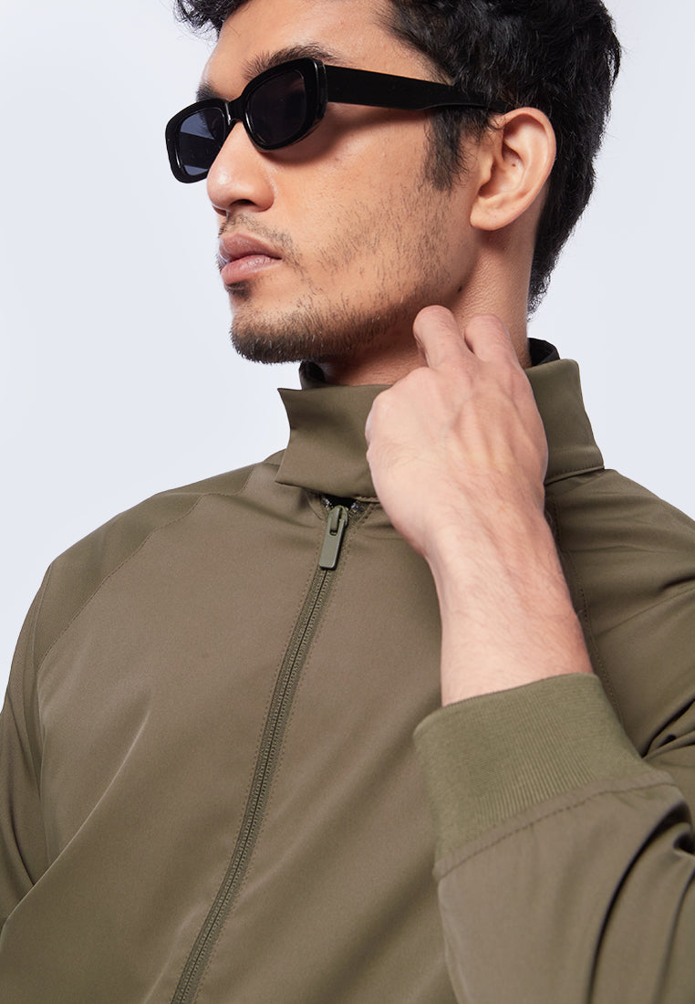 Slim Fit High Neck Jacket