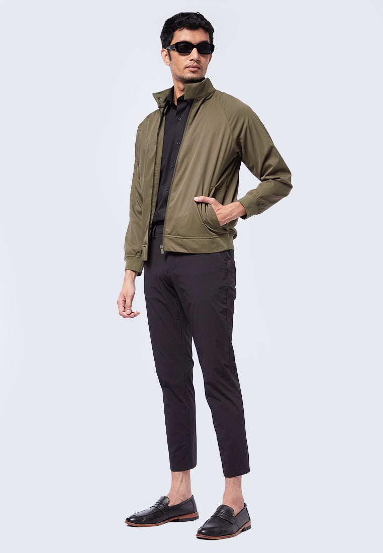 Slim Fit High Neck Jacket