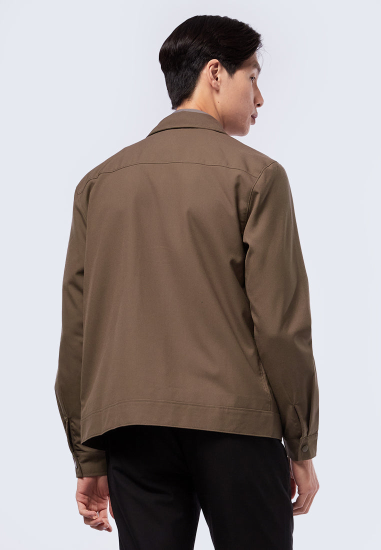 Slim Fit Jacket with Collar