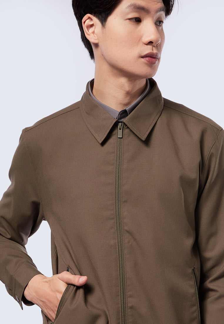 Slim Fit Jacket with Collar