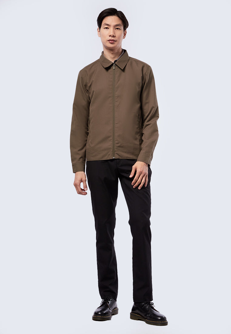 Slim Fit Jacket with Collar