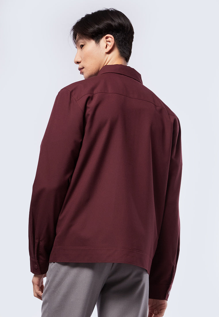 Slim Fit Jacket with Collar