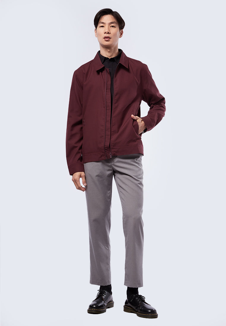 Slim Fit Jacket with Collar