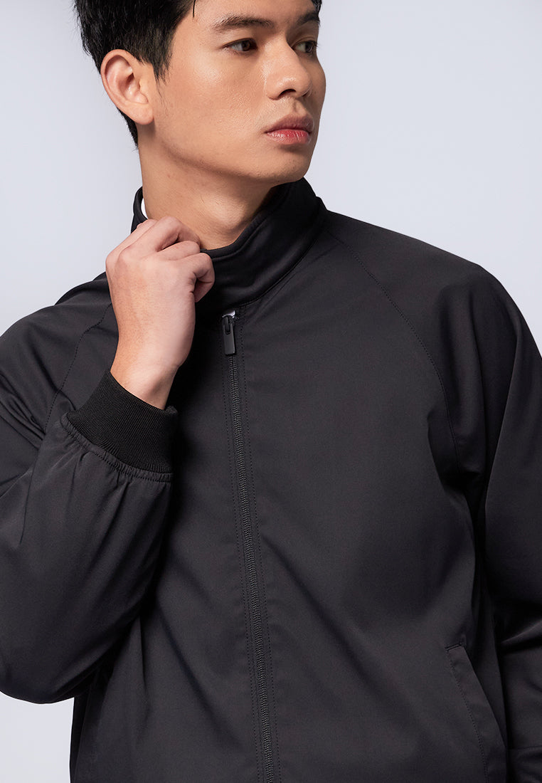 High Neck Raglan Sleeve Jacket