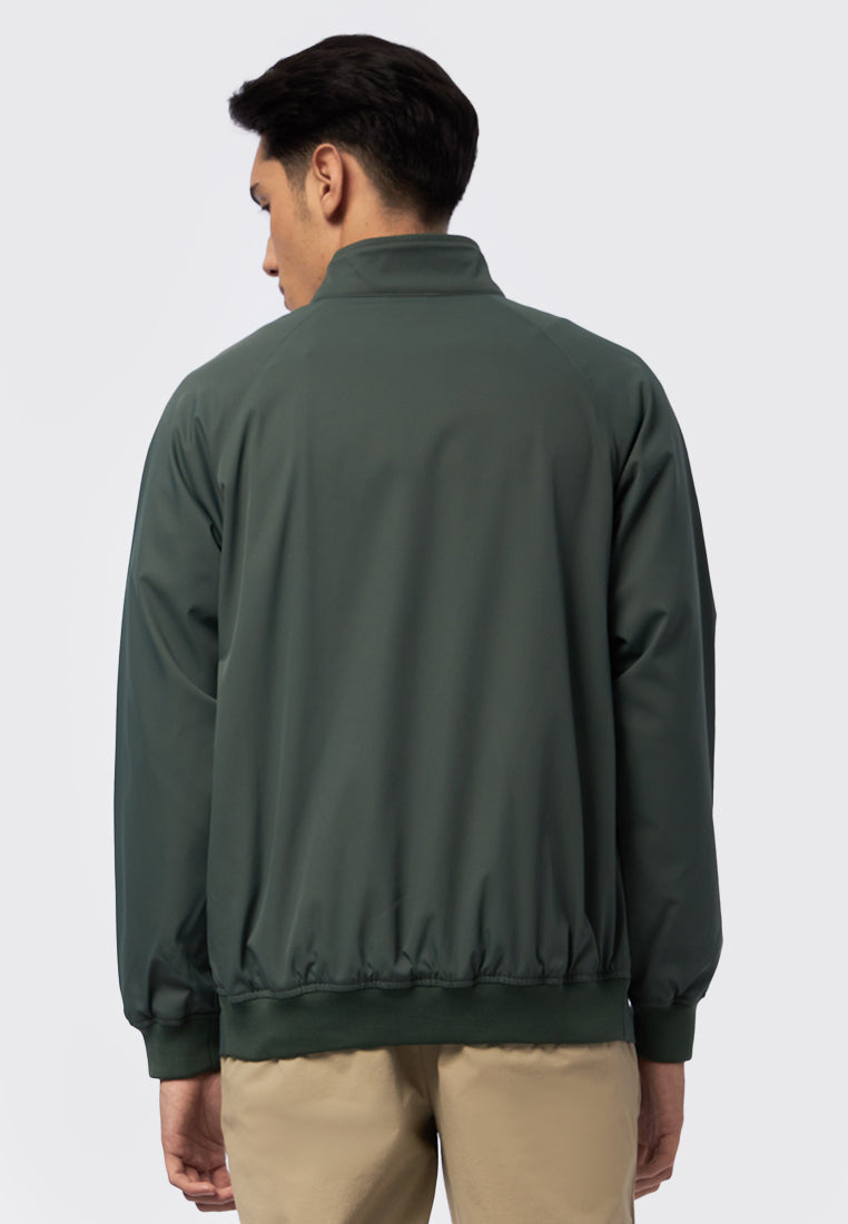 High Neck Jacket with Raglan Sleeve