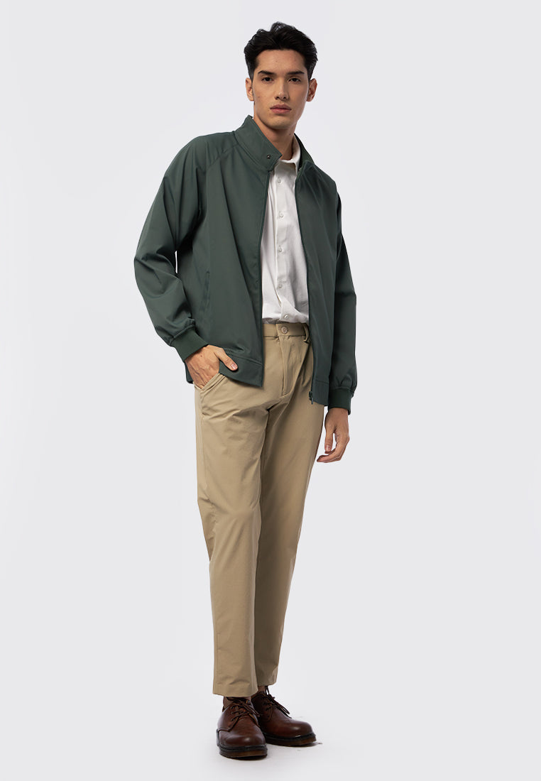 High Neck Jacket with Raglan Sleeve