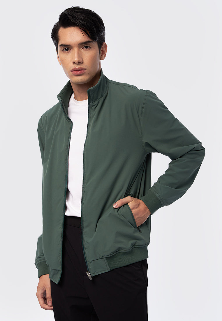 4-Way Stretch High Collar Jacket