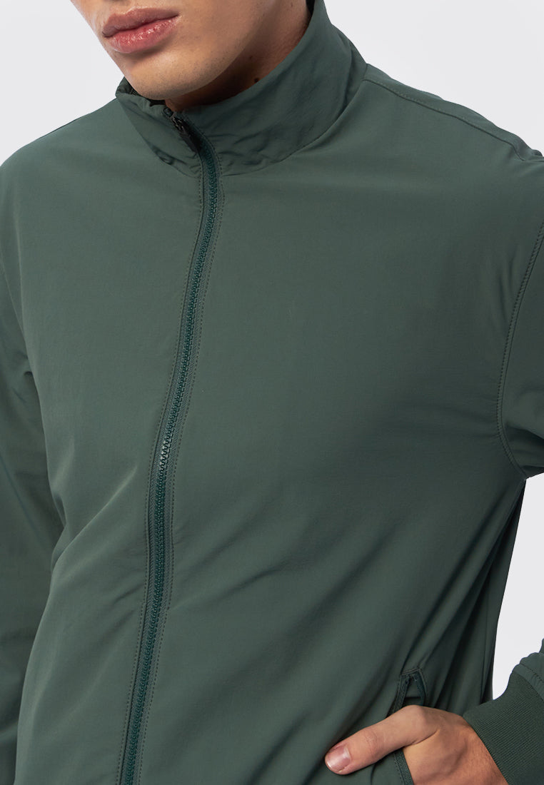 4-Way Stretch High Collar Jacket
