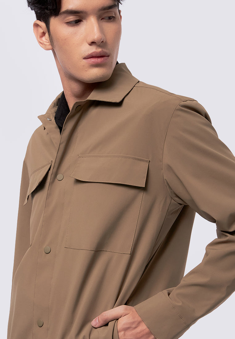 4-Way Stretch Overshirt Jacket