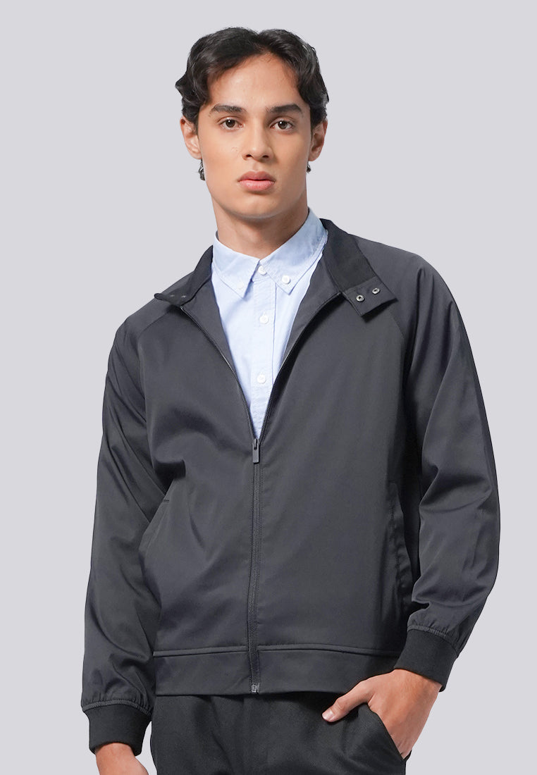 High Collar Harrington Jacket