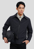 Slim Fit Collar Jacket with Zipper