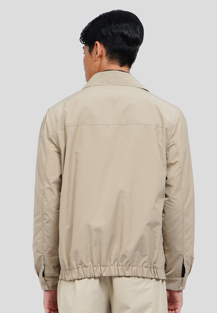 Slim Fit Collar Jacket with Zipper