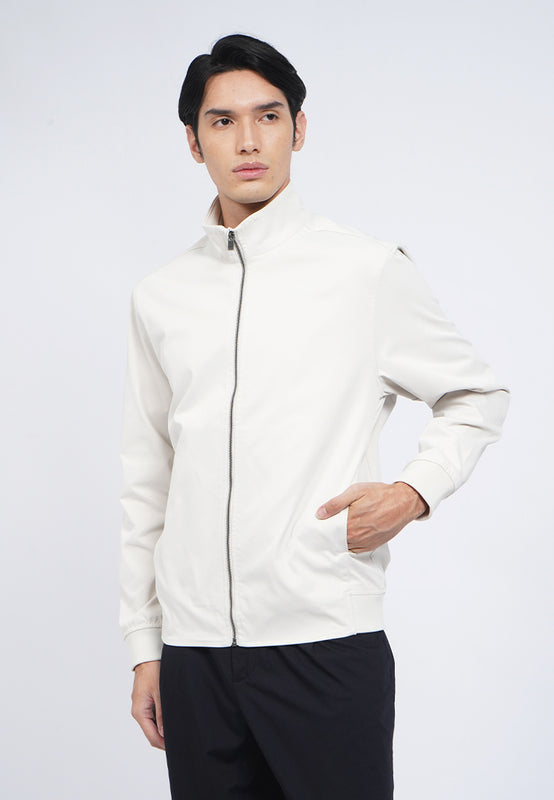 High Neck Jacket with Zipper