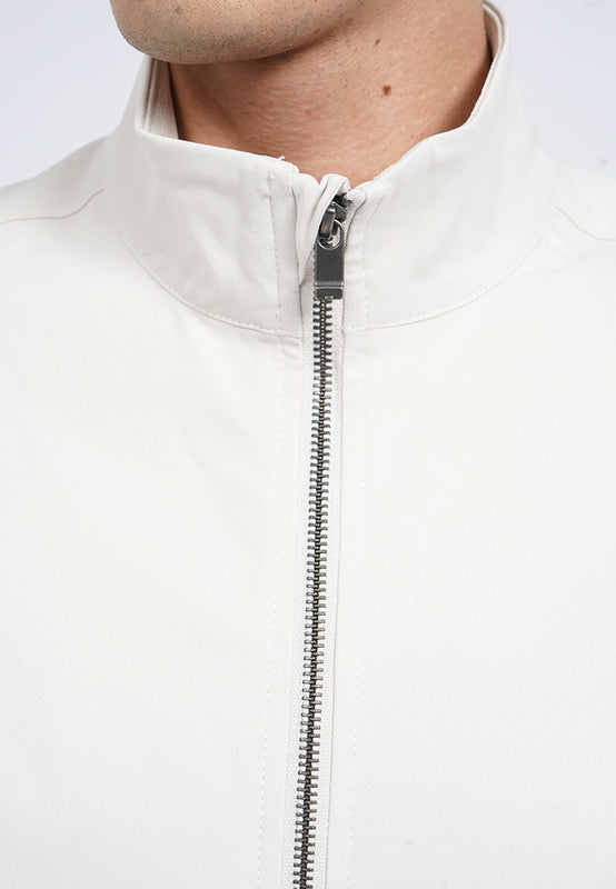 High Neck Jacket with Zipper