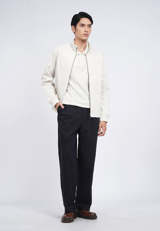 High Neck Jacket with Zipper