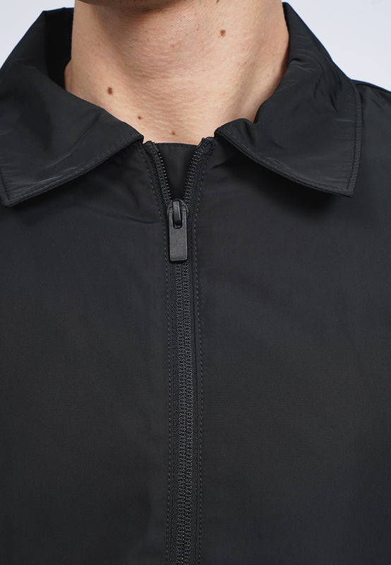Slim Fit Zipped Collar Jacket