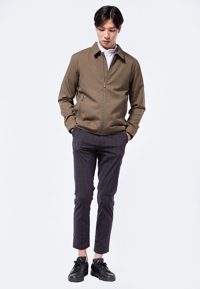 Slim Fit Full Zip Jacket