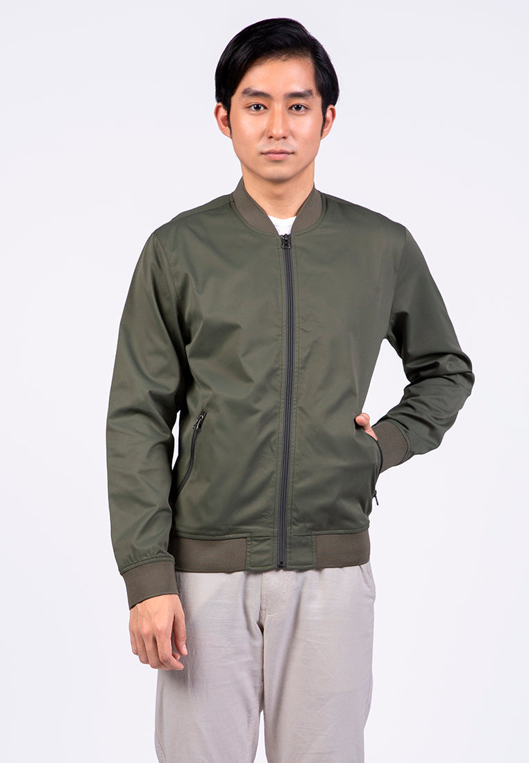 Slim Fit Bomber Jacket