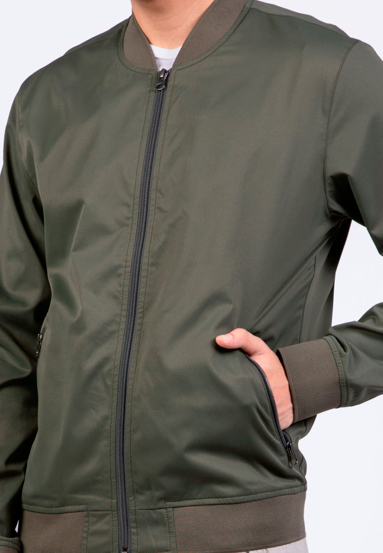 Slim Fit Bomber Jacket