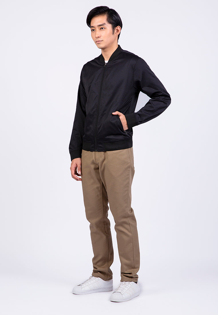 Slim Fit Bomber Jacket