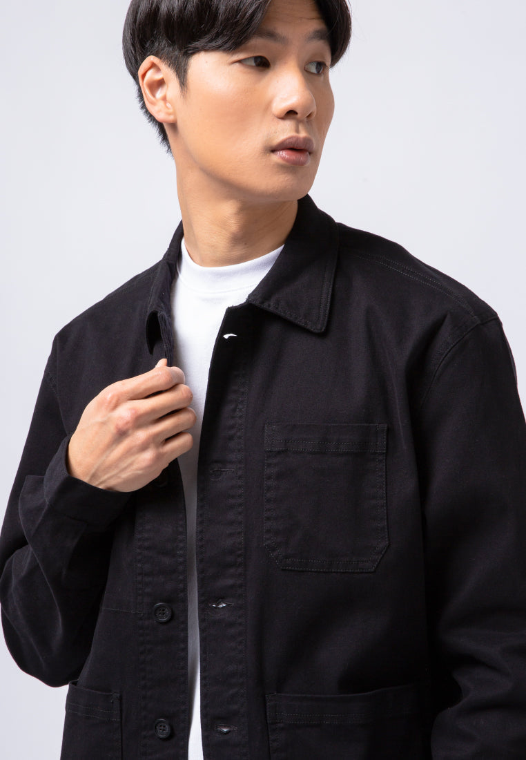 Shirt Jacket with Front Pocket