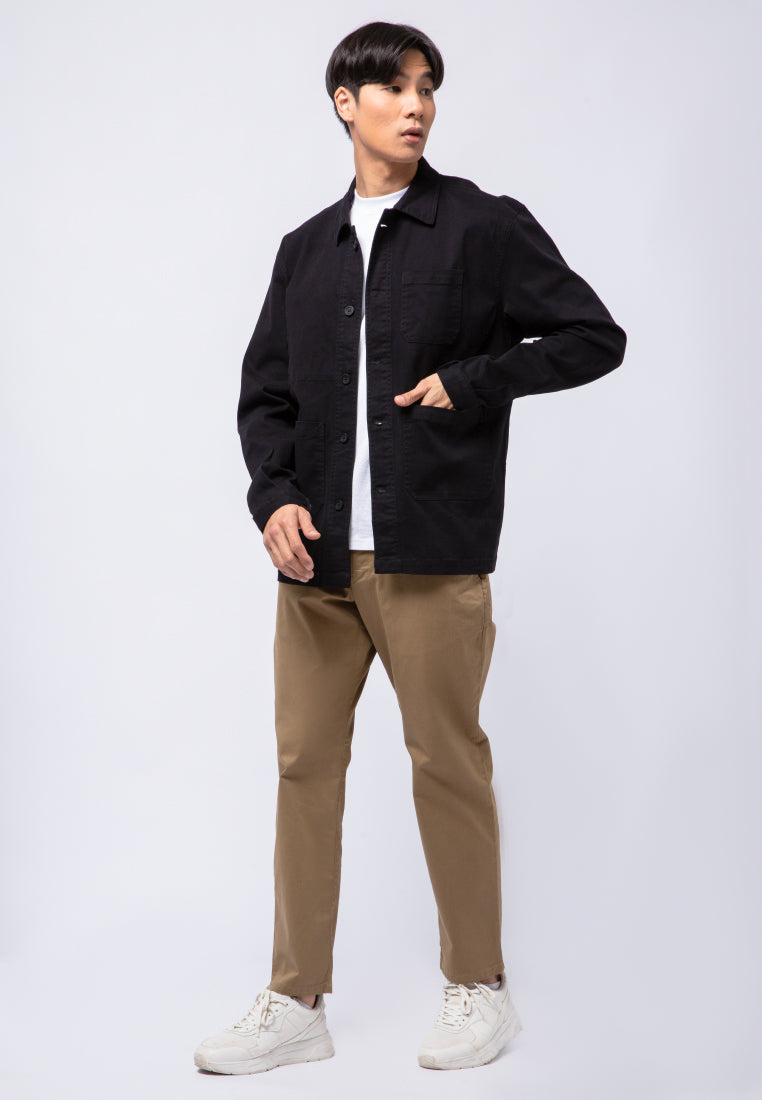 Shirt Jacket with Front Pocket