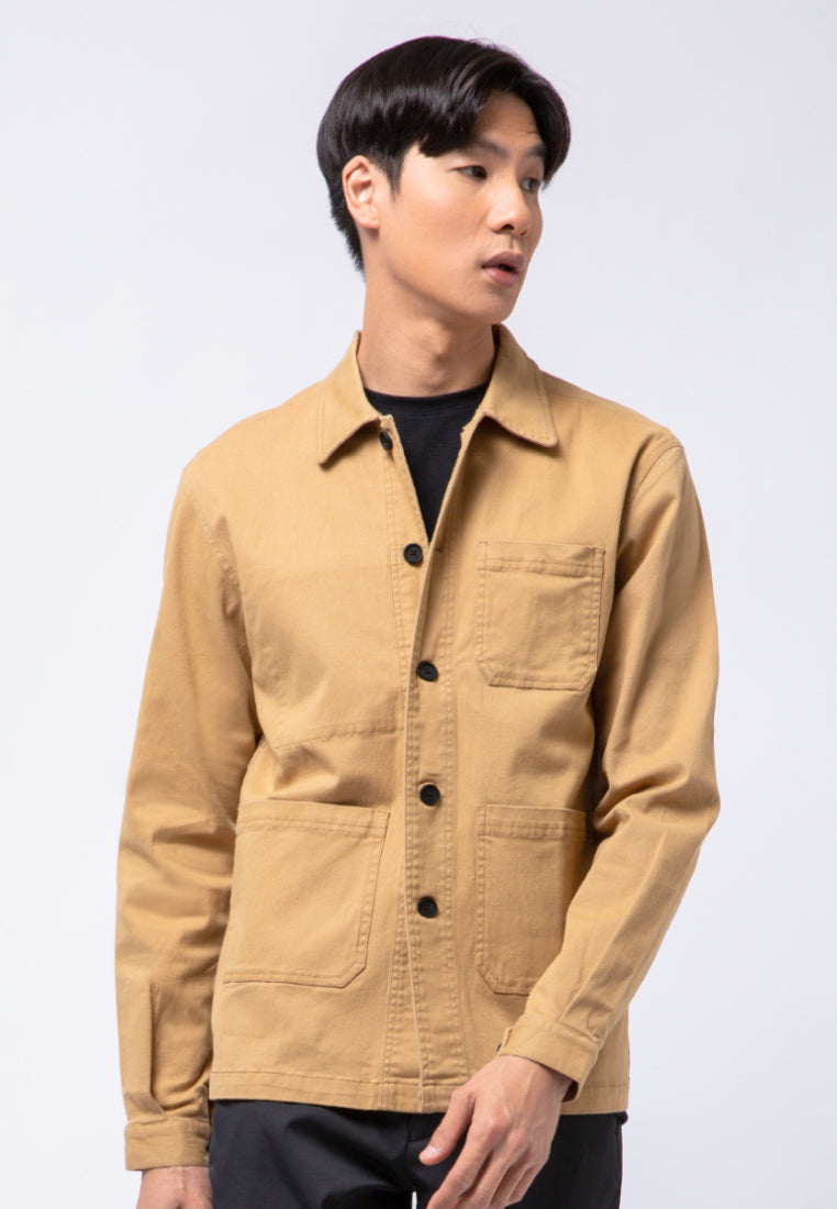 Shirt Jacket with Front Pocket