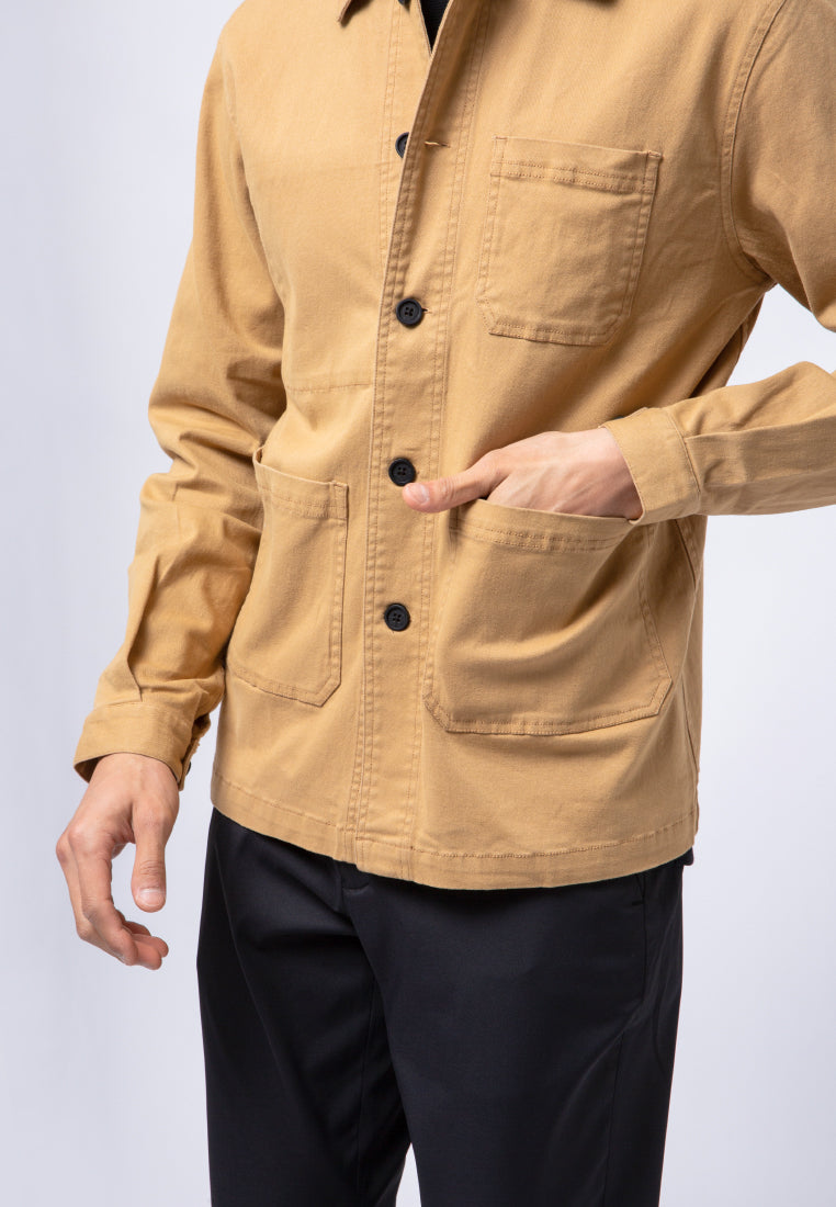 Shirt Jacket with Front Pocket